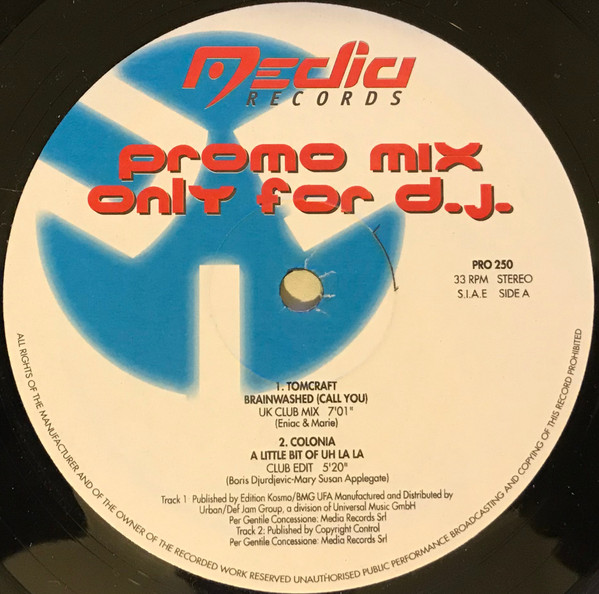 Various - Promo Mix 250 | Media Records (PRO 250) - main Various - Promo Mix 250 | Media Records (PRO 250) - main