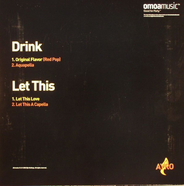 Ayro - Drink / Let This | Omoa Music (OMOA 002) - 2 Ayro - Drink / Let This | Omoa Music (OMOA 002) - 2