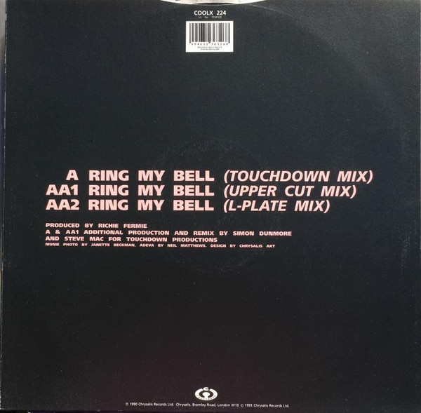 Monie Love Vs Adeva - Ring My Bell | Cooltempo (COOLX 224) - 2 Monie Love Vs Adeva - Ring My Bell | Cooltempo (COOLX 224) - 2
