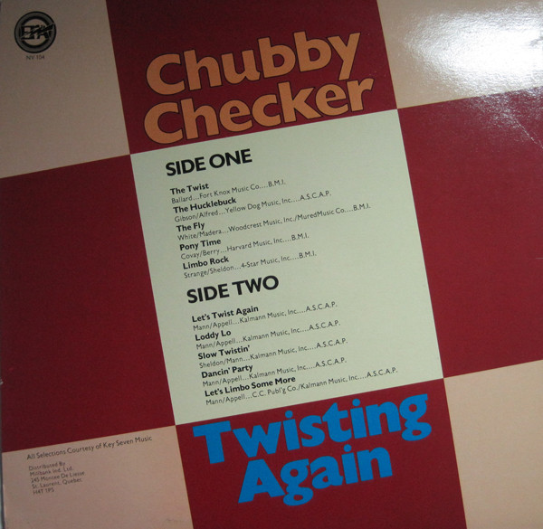 Chubby Checker - Twisting Again | ERA Records (NV-104) - 2 Chubby Checker - Twisting Again | ERA Records (NV-104) - 2