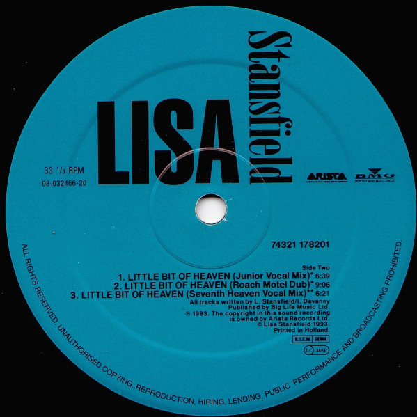Lisa Stansfield - Little Bit Of Heaven | Arista (74321 178201) - 4