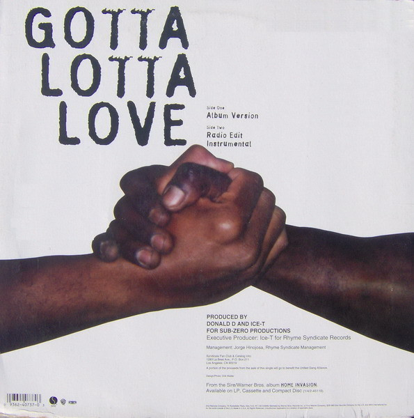 Ice-T - Gotta Lotta Love | Sire (0-40737) - 2 Ice-T - Gotta Lotta Love | Sire (0-40737) - 2