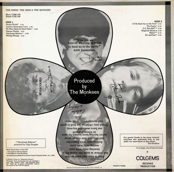 The Monkees - The Birds, The Bees & The Monkees | RCA Victor (COM-109) - 2 The Monkees - The Birds, The Bees & The Monkees | RCA Victor (COM-109) - 2