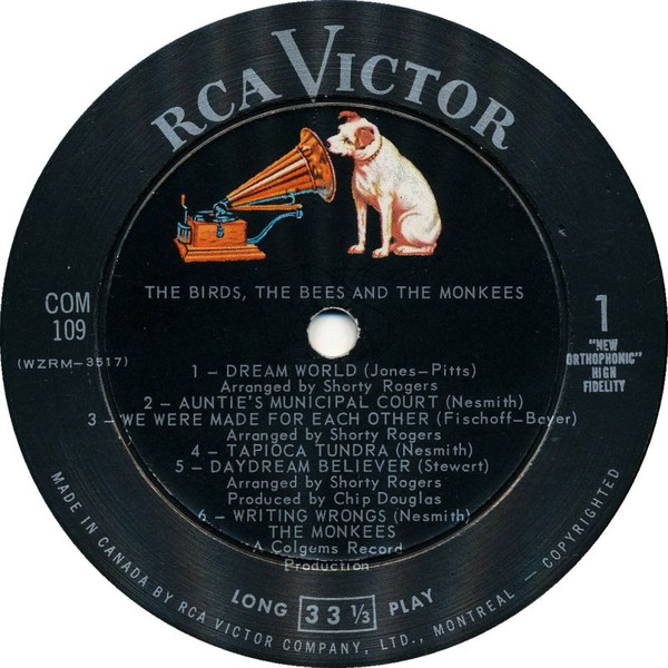 The Monkees - The Birds, The Bees & The Monkees | RCA Victor (COM-109) - 3 The Monkees - The Birds, The Bees & The Monkees | RCA Victor (COM-109) - 3