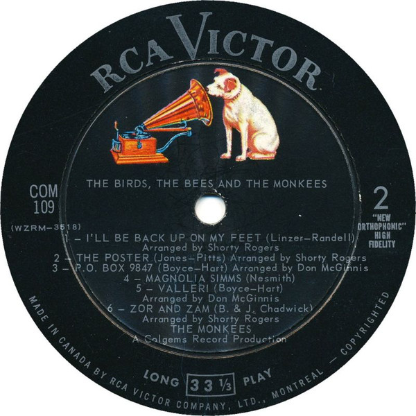 The Monkees - The Birds, The Bees & The Monkees | RCA Victor (COM-109) - 4 The Monkees - The Birds, The Bees & The Monkees | RCA Victor (COM-109) - 4