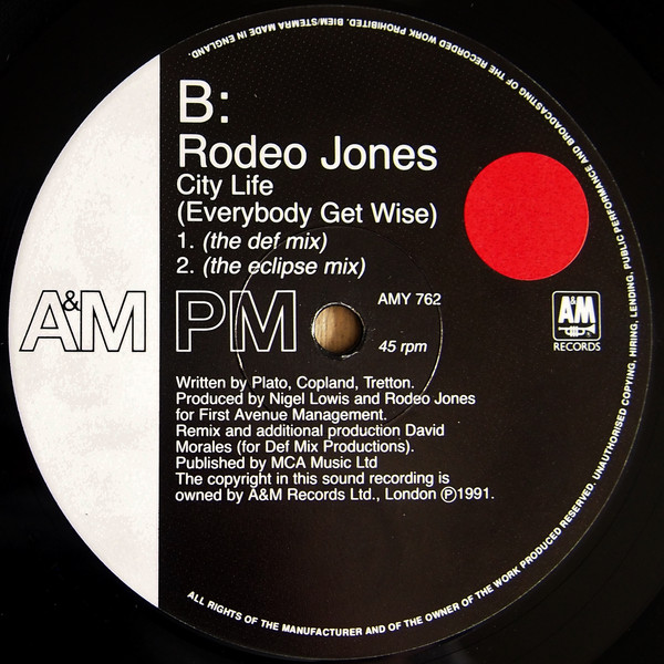 Rodeo Jones - Get Wise! | A&M PM (AMY 762) - 4