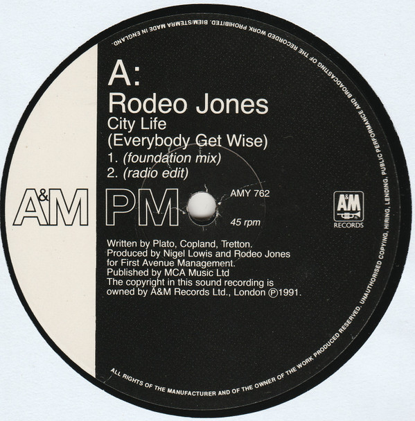 Rodeo Jones - Get Wise! | A&M PM (AMY 762) - 3