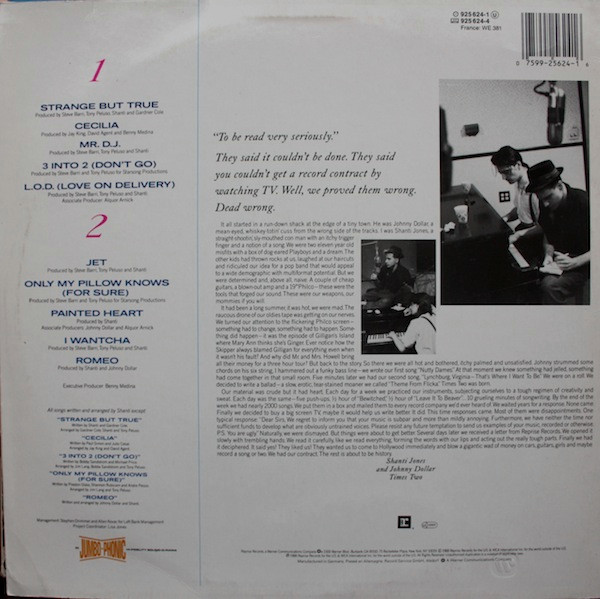 Times Two - X 2 | Reprise Records (925 624-1) - 6 Times Two - X 2 | Reprise Records (925 624-1) - 6