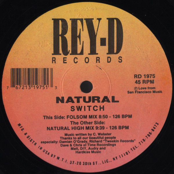 Natural - Switch | Rey-D Records (RD 1975) - main