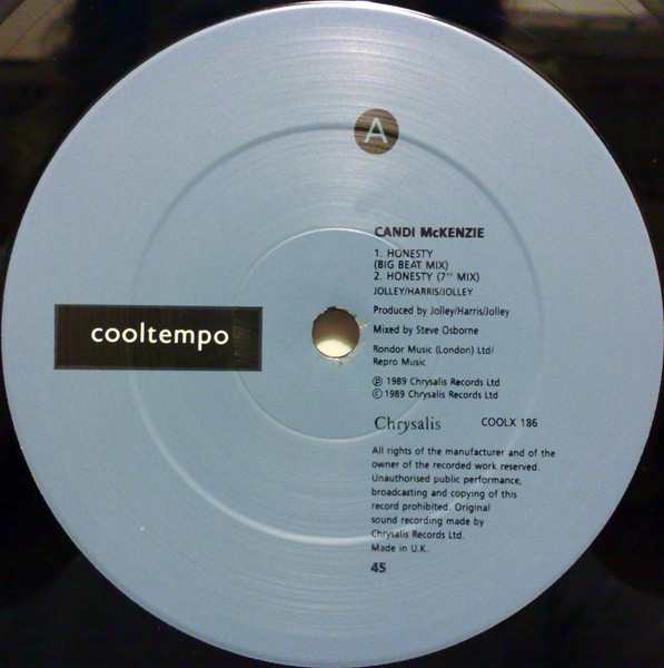 Candi Mckenzie - Honesty | Cooltempo (COOLX 186) - 3 Candi Mckenzie - Honesty | Cooltempo (COOLX 186) - 3