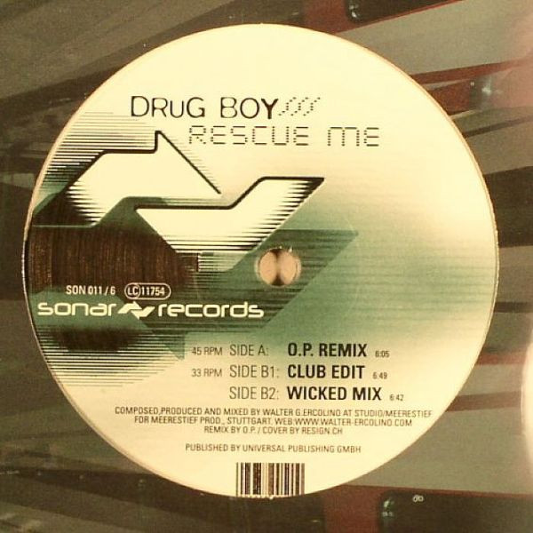 Drug Boy - Rescue Me | Sonar Records (SON 011/6)