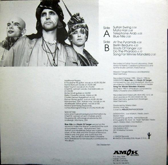 Dissidenten - Life At The Pyramids | Amok Records (LP503) - 2