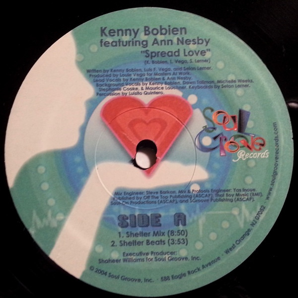 Kenny Bobien Featuring Ann Nesby - Spread Love | Soul Groove Records (SGR009) - 2 Kenny Bobien Featuring Ann Nesby - Spread Love | Soul Groove Records (SGR009) - 2