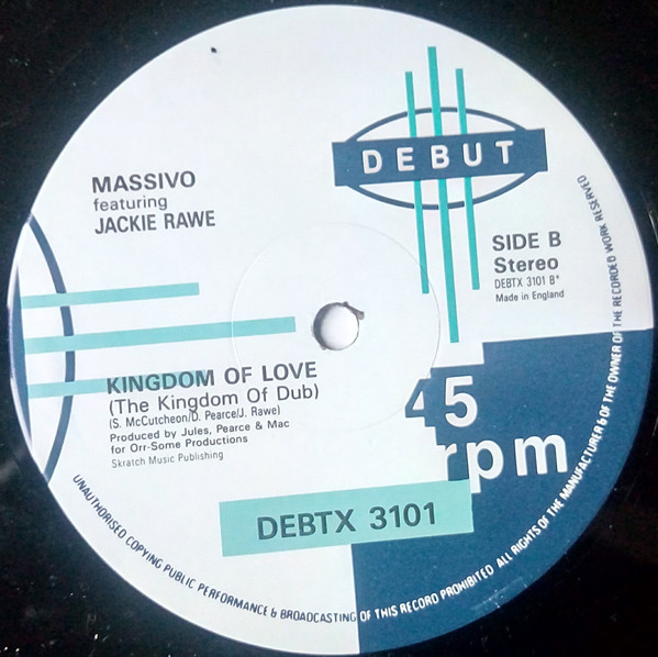 Massivo  &  Jackie Rawe - Kingdom Of Love | Debut (DEBTX 3101) - 4