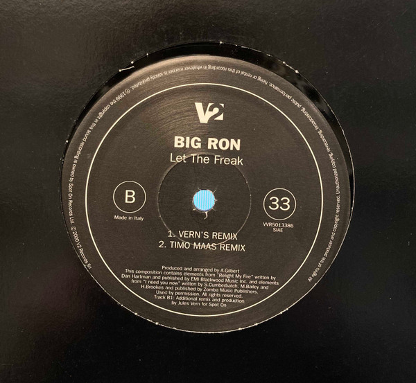 Big Ron - Let The Freak | V2 (VVR5013386) - 2 Big Ron - Let The Freak | V2 (VVR5013386) - 2