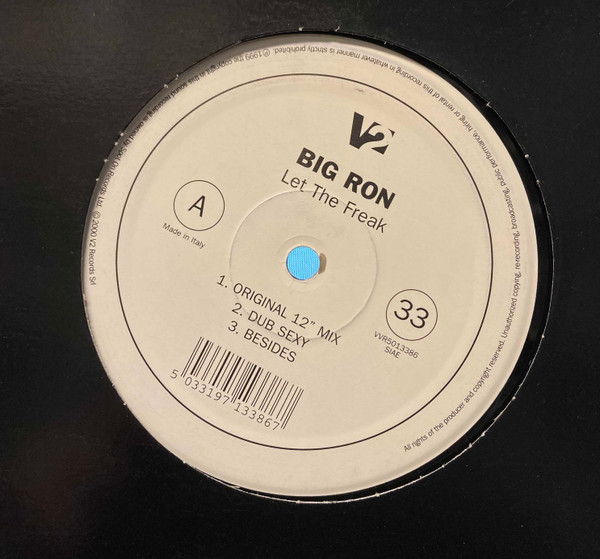 Big Ron - Let The Freak | V2 (VVR5013386) - main Big Ron - Let The Freak | V2 (VVR5013386) - main