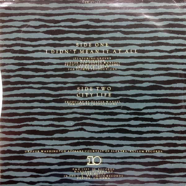 Sasss - I Didn't Mean It At All | 10 Records (TEN 41-12) - 2
