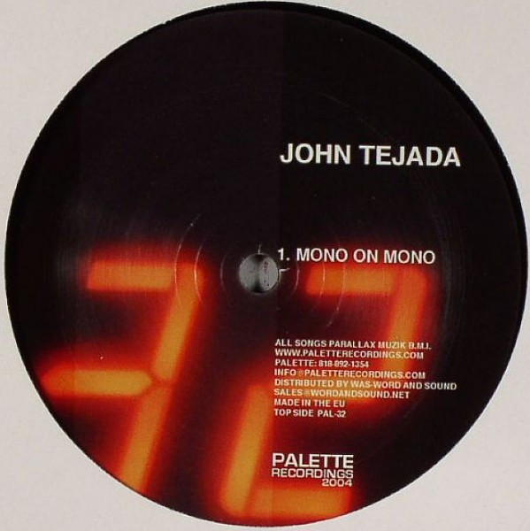 John Tejada - Mono On Mono | Palette Recordings (PAL-32) - main