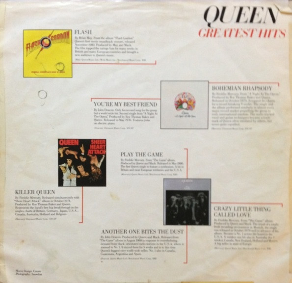 Queen - Greatest Hits | Elektra (X5E-564) - 5
