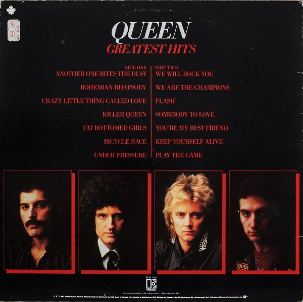 Queen - Greatest Hits | Elektra (X5E-564) - 2