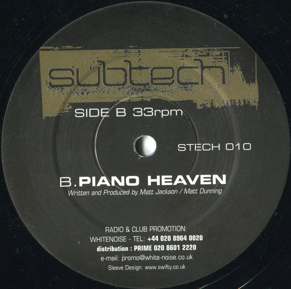 Subtech - Try Me / Piano Heaven | Subtech (STECH 010) - 2