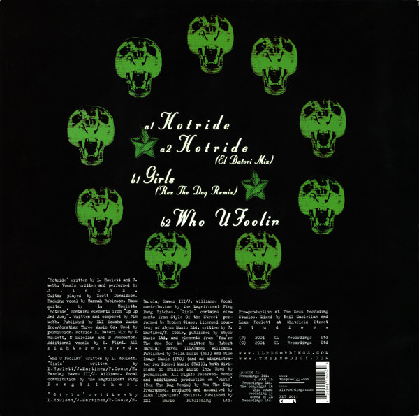 The Prodigy - Hotride EP | XL Recordings (XLT 202) - 3