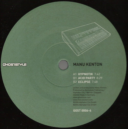 Manu Kenton - Hypnotik | Ghoststyle (GOST 0006-6) - 3