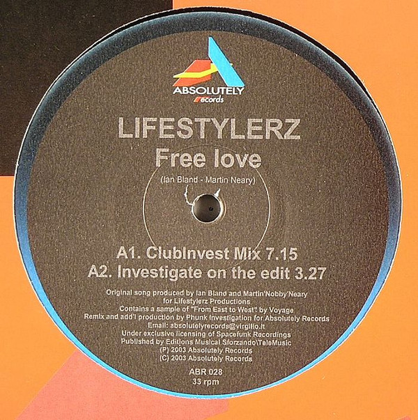 Lifestylerz - Free Love | Absolutely Records (ABR 028)