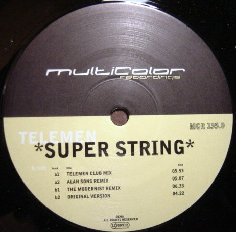 Telemen - Super String | Multicolor Recordings (MCR 135.0)