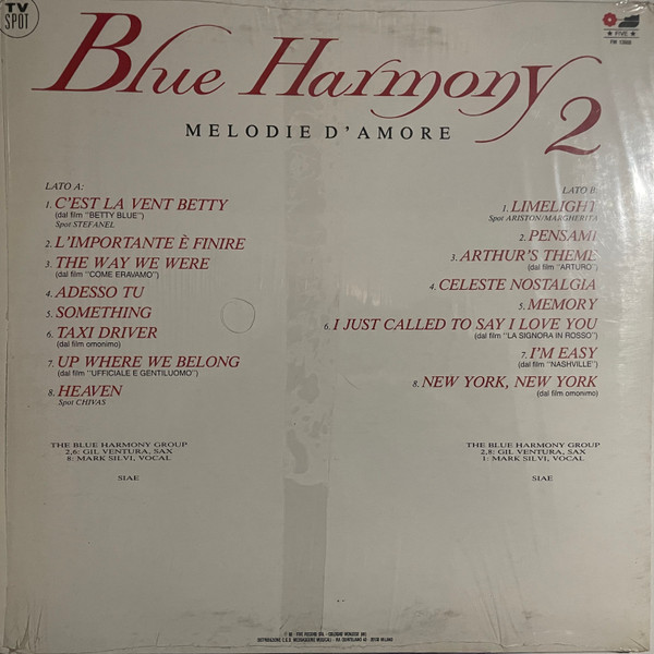 The Blue Harmony Group - Blue Harmony 2 | Five (FM 13608) - 2 The Blue Harmony Group - Blue Harmony 2 | Five (FM 13608) - 2