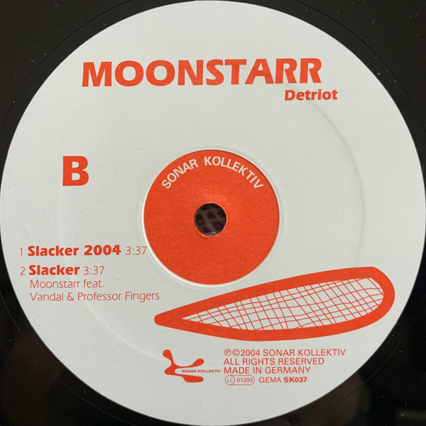 Moonstarr - Detriot B/W Slacker | Sonar Kollektiv (SK037) - 5