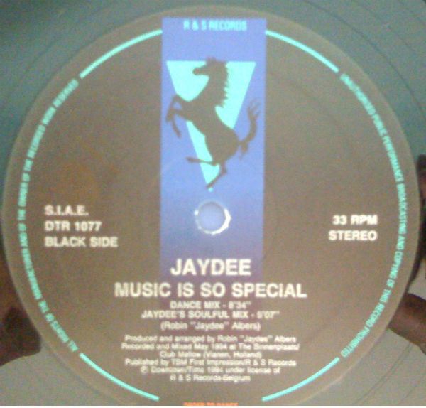 Jaydee - Music Is So Special | Downtown (DTR 1077) - 4 Jaydee - Music Is So Special | Downtown (DTR 1077) - 4