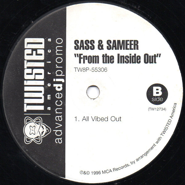 Sass & Sameer - From The Inside Out | Twisted America Records (TW8P-55306) - 2 Sass & Sameer - From The Inside Out | Twisted America Records (TW8P-55306) - 2