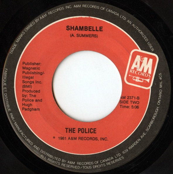 The Police - Every Little Thing She Does Is Magic | A&M Records (AM 2371) - 2 The Police - Every Little Thing She Does Is Magic | A&M Records (AM 2371) - 2