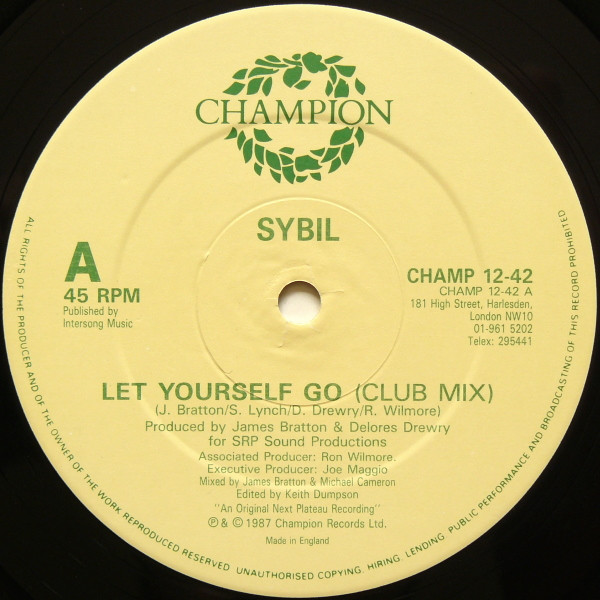 Sybil - Let Yourself Go | Champion (CHAMP 12 42) - 3
