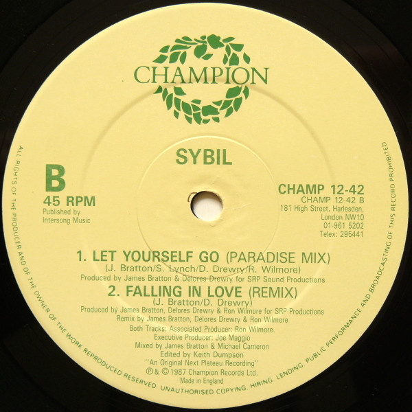 Sybil - Let Yourself Go | Champion (CHAMP 12 42) - 4