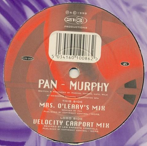 Pan - Murphy | 21-3 Records (TO3 008) - main