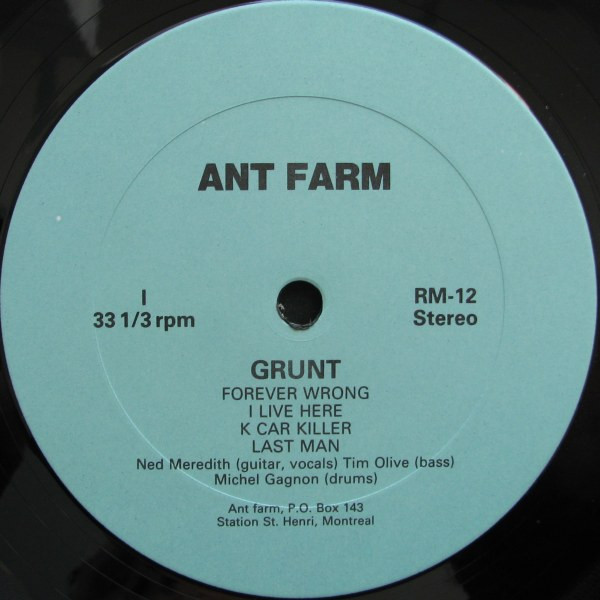 Ant Farm - Grunt | Not On Label (RM-12) - 3