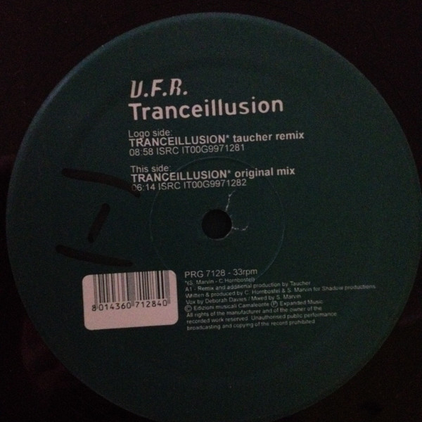 V.F.R. - Tranceillusion | PRG (Progressive Motion Records) (PRG7128) - 3