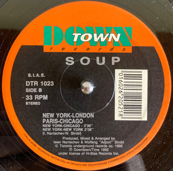 Soup - New York - London - Paris - Chicago | Downtown (DTR 1023) - 3 Soup - New York - London - Paris - Chicago | Downtown (DTR 1023) - 3