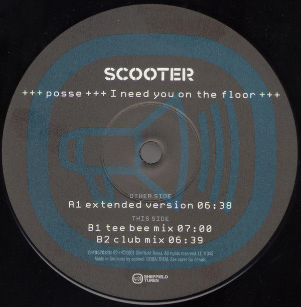 Scooter - Posse (I Need You On The Floor) | Sheffield Tunes (0110570STU) - 4