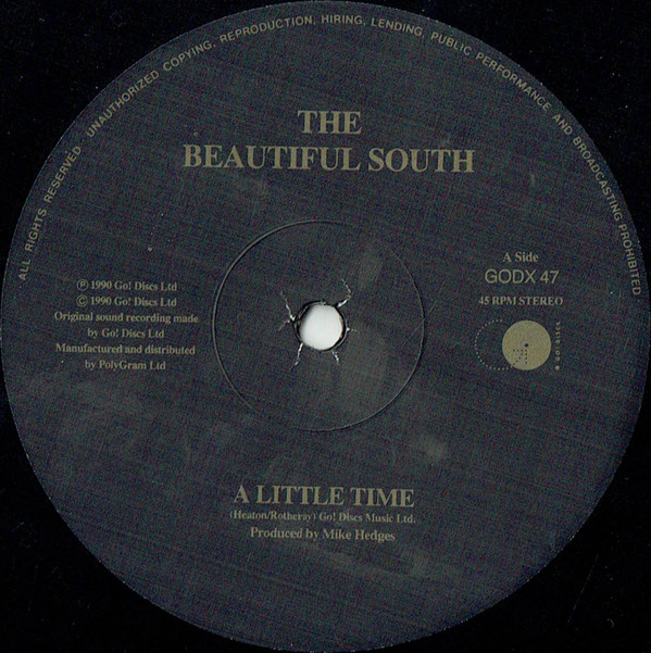 The Beautiful South - A Little Time | Go! Discs (GODX 47) - 3 The Beautiful South - A Little Time | Go! Discs (GODX 47) - 3