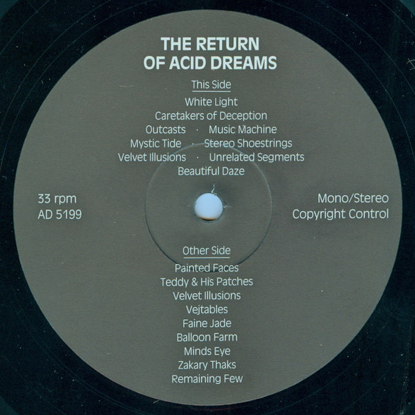 Various - The Return Of Acid Dreams | Not On Label (AD 5199) - 3 Various - The Return Of Acid Dreams | Not On Label (AD 5199) - 3