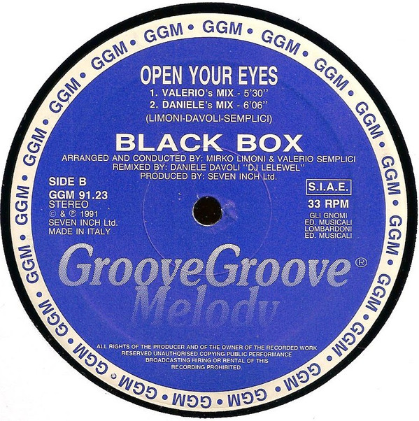 Black Box - Open Your Eyes | Groove Groove Melody (GGM 91.23) - 4