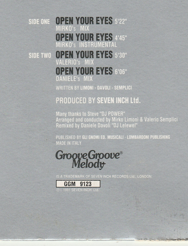 Black Box - Open Your Eyes | Groove Groove Melody (GGM 91.23) - 6