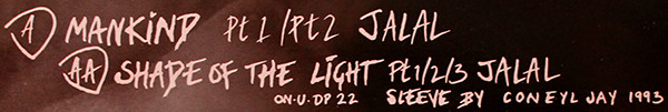 Jalal - Mankind / Shade Of The Light | On-U Sound (ON·U·DP 22) - 5 Jalal - Mankind / Shade Of The Light | On-U Sound (ON·U·DP 22) - 5
