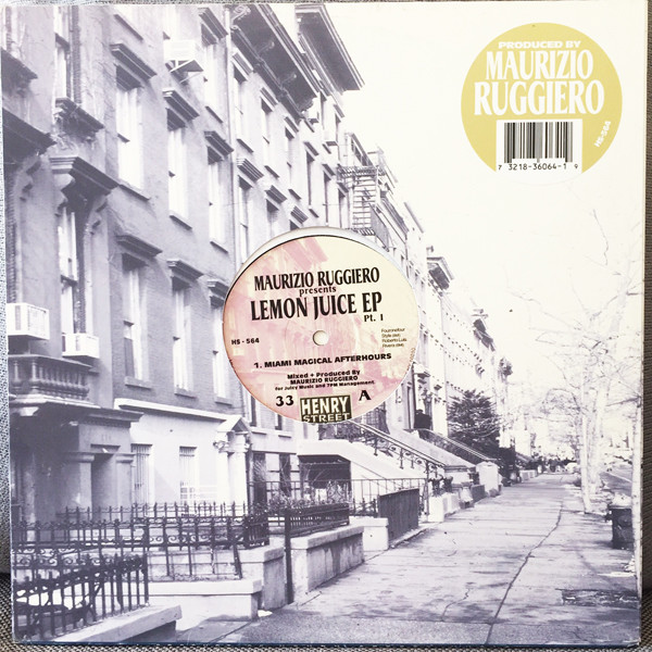 Maurizio Ruggiero - Lemon Juice EP Pt.1 | Henry Street Music (HS 564) - main