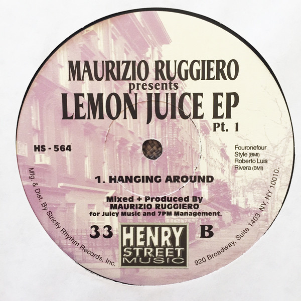 Maurizio Ruggiero - Lemon Juice EP Pt.1 | Henry Street Music (HS 564) - 3
