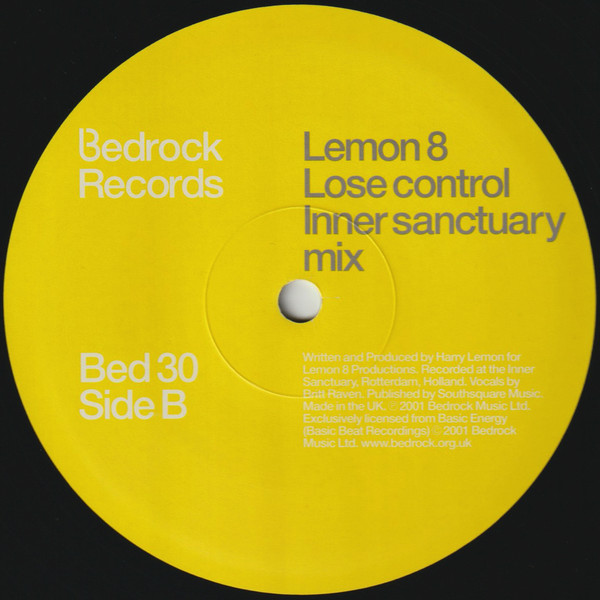 Lemon8 - Lose Control | Bedrock Records (Bed 30) - 4