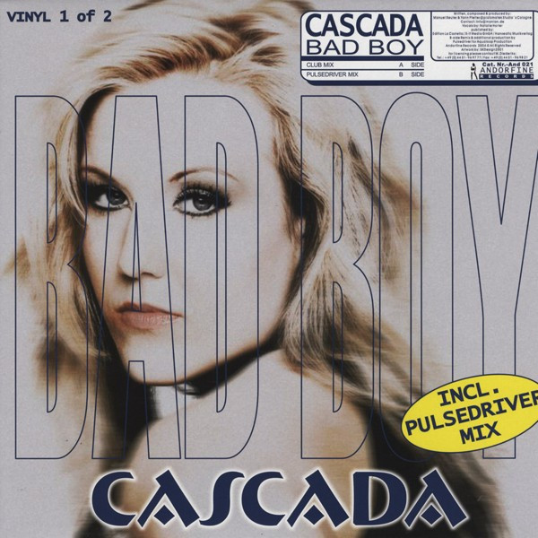 Cascada - Bad Boy | Andorfine (And 021) - main